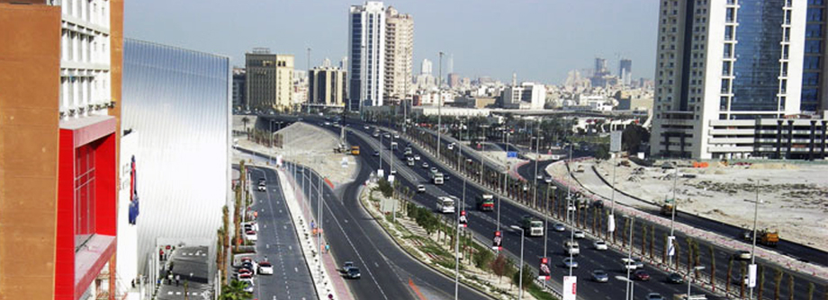 Construction of Bahrain City Center Interchange