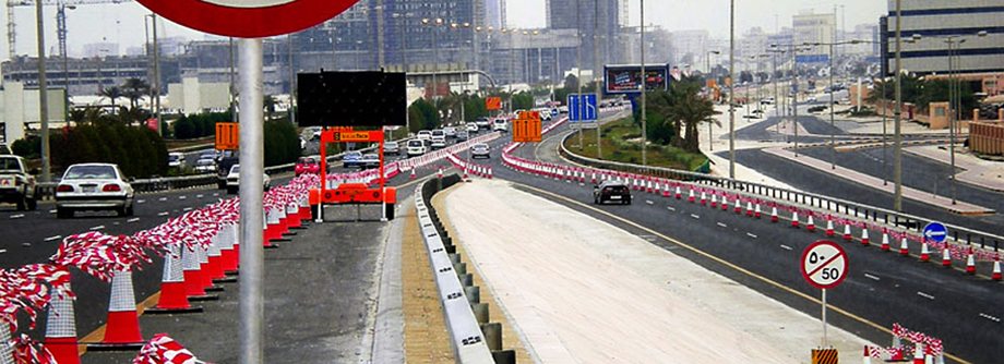 Construction of Bahrain City Center Interchange