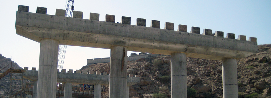 Construction of Wadi Bridge at Wutayah