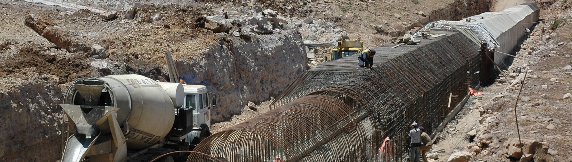 Construction of Brissa Dam and Lake