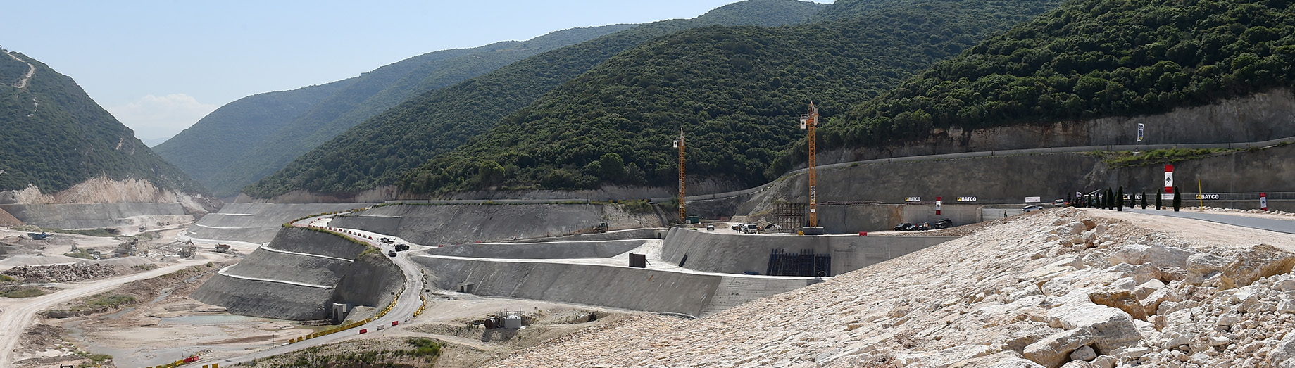 Construction of the Mseilha Dam and Lake