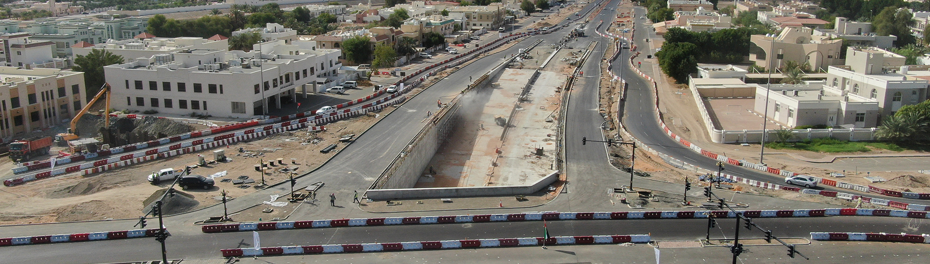 Construction of Tunnel in Sultan Bin Khalifa Roundabout at IP131