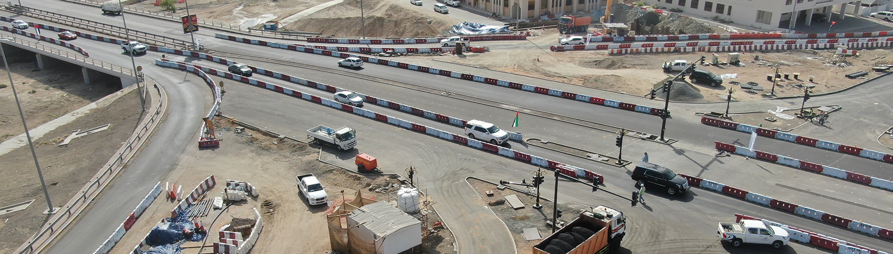 Construction of Tunnel in Sultan Bin Khalifa Roundabout at IP131