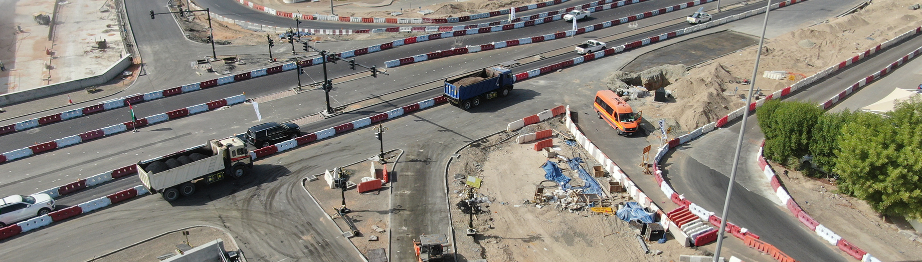 Construction of Tunnel in Sultan Bin Khalifa Roundabout at IP131