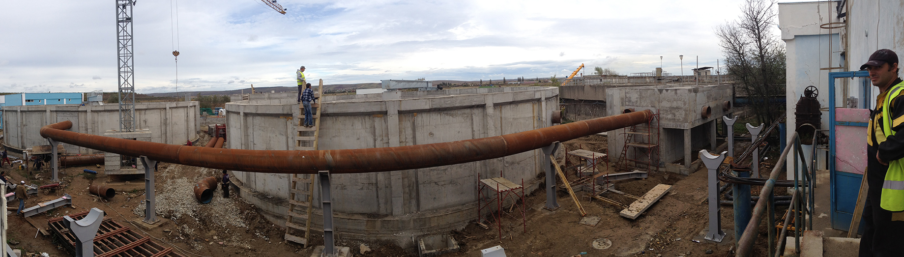 Construction of a Wastewater Treatment Plant in Isalnita