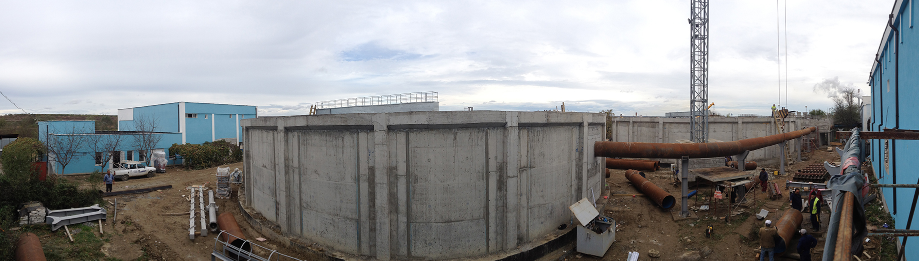 Construction of a Wastewater Treatment Plant in Isalnita